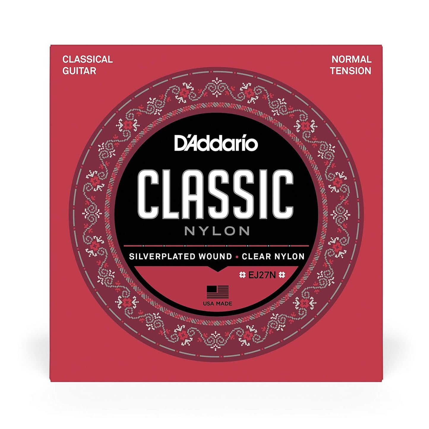 D'Addario EJ27N Nylon Classical Normal Tension Guitar Strings