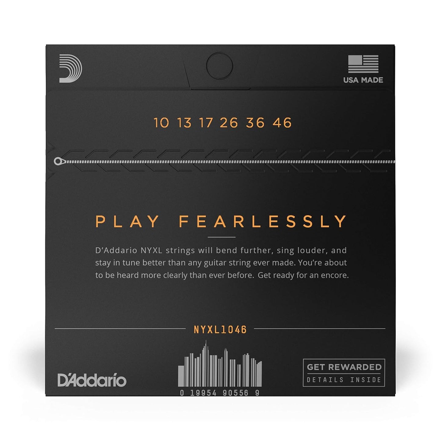 D'Addario NYXL1046 Nickel Plated Electric Light Guitar Strings (Nickel)