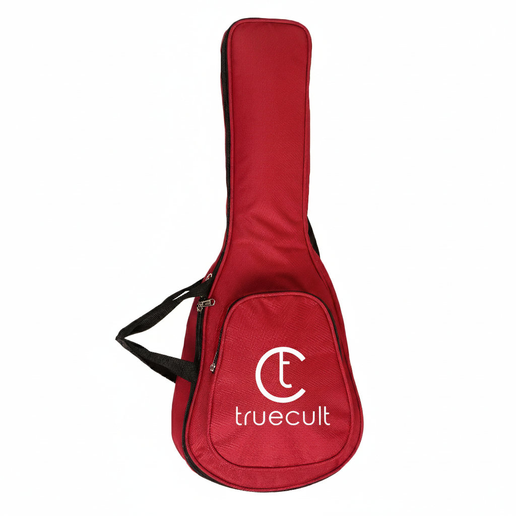 True Cult Ukulele Bag Cover for Concert/Tenor/Soprano Ukulele Padded Quality (Red)