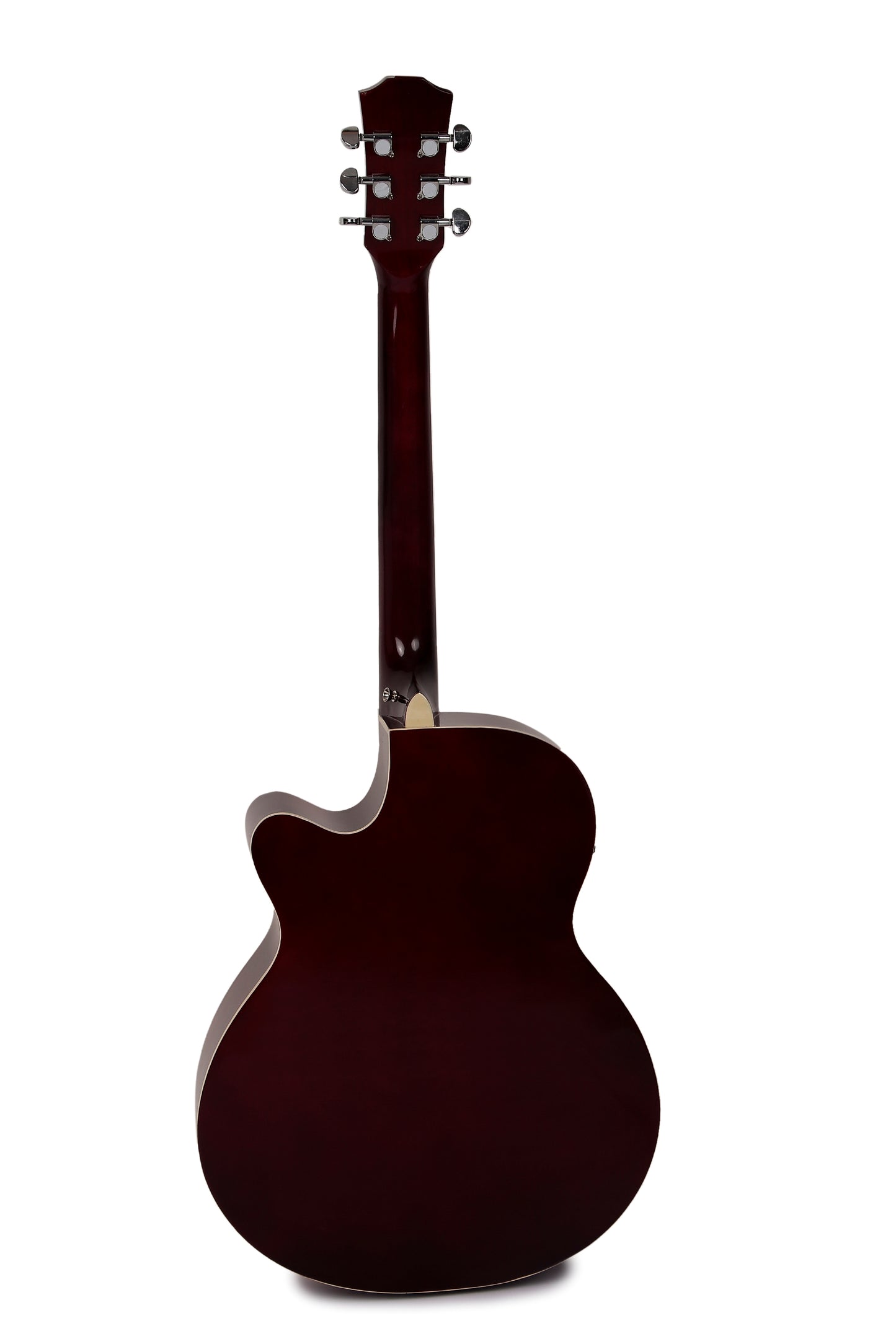 INTERN 40" Electric Acoustic Natural Guitar With EQ, Set Of Strings, Strap, Picks And Bag