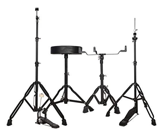Arctic Cosmos 5-Piece Drum Kit (Blue) with Cymbals, Sticks & Hardware