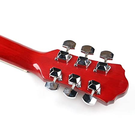 ARCTIC Sky Series 39" Guitar Ultra Pack with Bag, Picks, Stand & Tuner (Red)