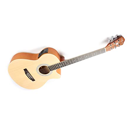 ARCTIC Sky Series 40" Semi-Acoustic Guitar with EQ, Bag, Picks & Capo