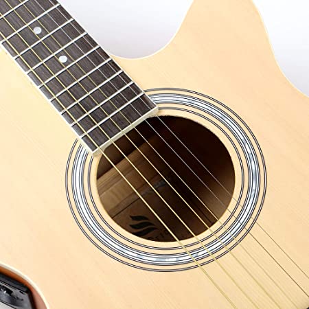 ARCTIC Sky Series 40" Semi-Acoustic Guitar with EQ, Bag, Picks & Capo