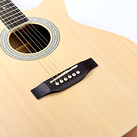 ARCTIC Sky Series 40" Semi-Acoustic Guitar with EQ, Bag, Picks & Capo