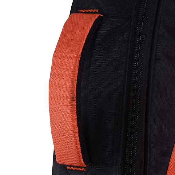 True Cult Padded Electric Guitar Bag – Orange | Fits Yamaha, Fender, Ibanez, Cort, ESP, Epiphone, Kadence & More