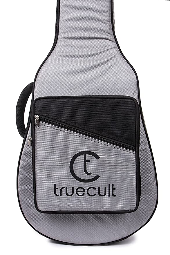 True Cult Padded Electric Guitar Bag - Light Grey | Fits Yamaha, Fender, Ibanez, Cort, ESP, Epiphone, Kadence & More