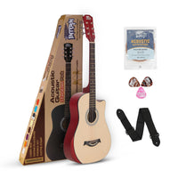Intern 38 Inch Carbon Fibre Acoustic Guitar - Natural