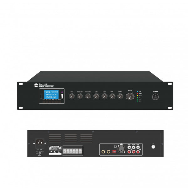 240W 3-Zone Economy Mixer Amplifier with USB/SD/FM/Bluetooth | EA-240A