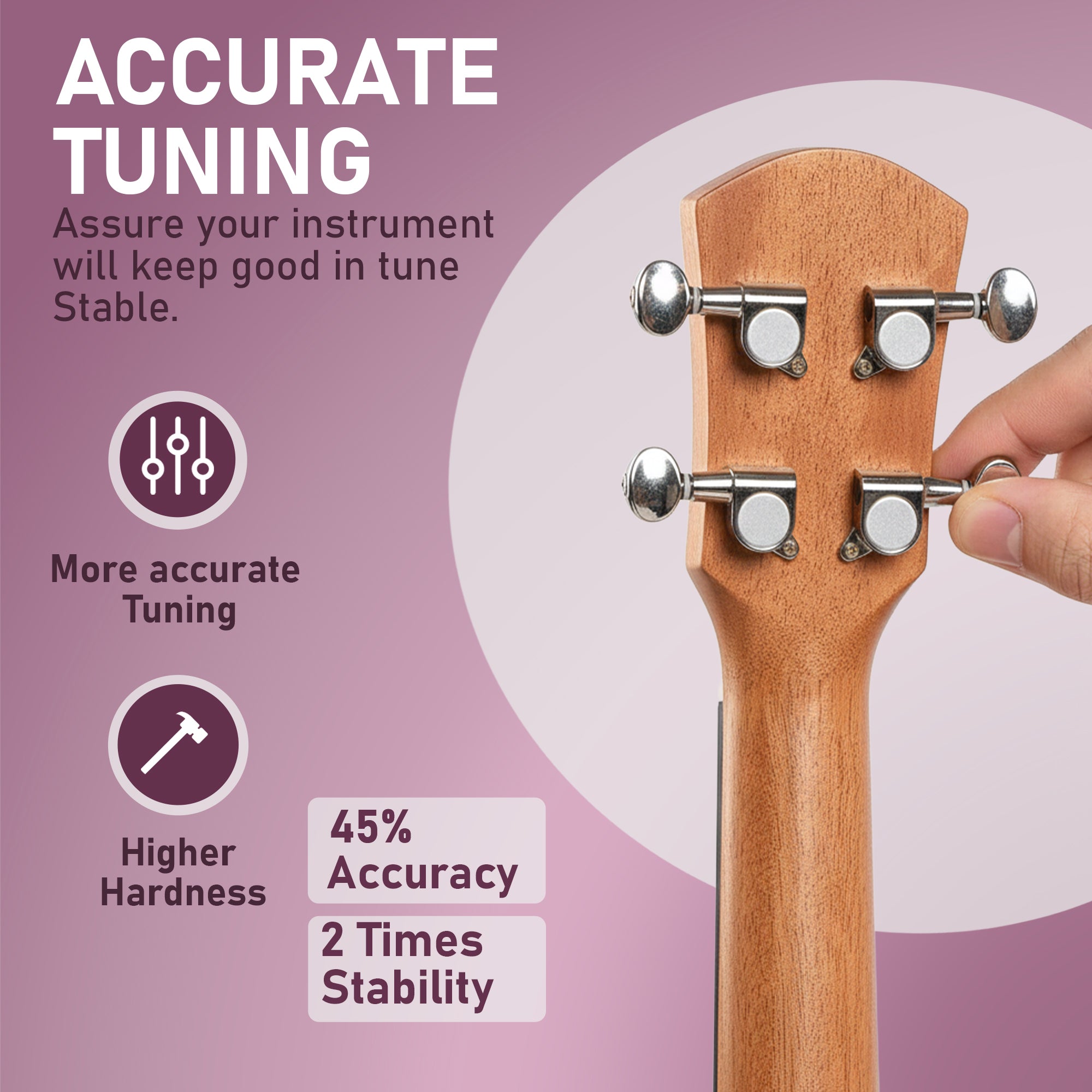Arctic 24 Inch Concert Ukulele with Bag & Strings