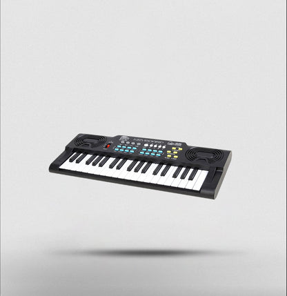 Intern 37-Key Mini Keyboard Piano with Microphone and Power Adapter