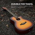 Intern 38 Inch Carbon Fibre Acoustic Guitar - Sunbrust
