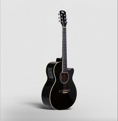 Intern 40 inch Semi-Acoustic Guitar Kit - Black