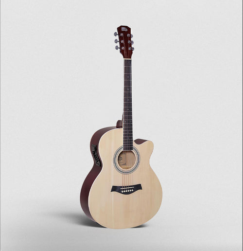 INTERN 40" Cutaway Acoustic Guitar – Equalizer, Pickup & Accessories | Natural