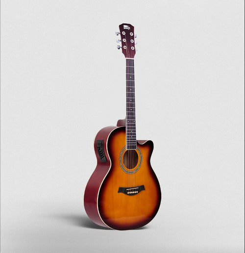 INTERN 40" Cutaway Acoustic Guitar – Equalizer, Pickup & Accessories | Sunbrust