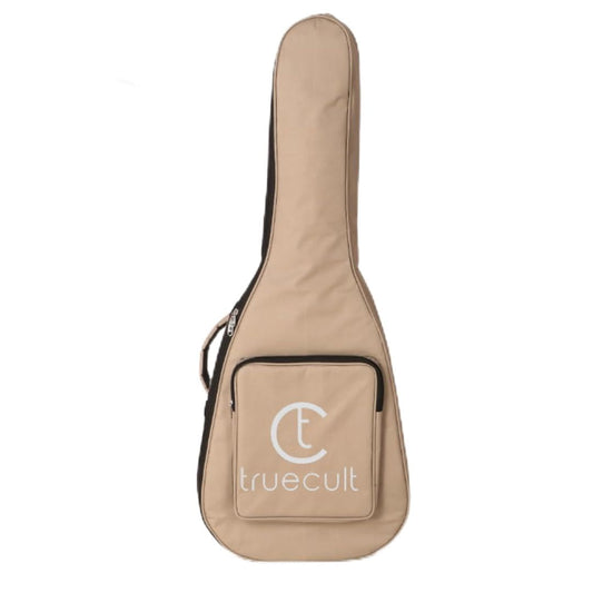 True Cult Acoustic Guitar Bag (Cream) – Fits 38"-42" guitars, durable and protective.