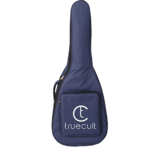 True Cult Acoustic Guitar Bag (Navy Blue) – Fits 38"-42" guitars, durable and protective.