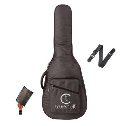 True Cult Acoustic Guitar Bag (Dark Green) – Fits 38"-42" guitars, durable and protective.