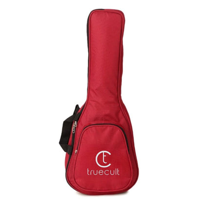 True Cult Ukulele Bag Cover for Concert/Tenor/Soprano Ukulele Padded Quality (Red)