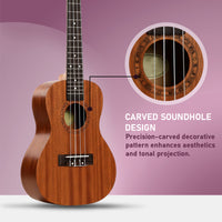 Arctic 24 Inch Soprano Ukulele with Bag & Strings