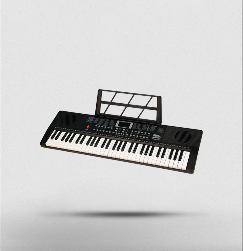 Intern 61-Key Digital Keyboard Piano with Mic and Power Adapter