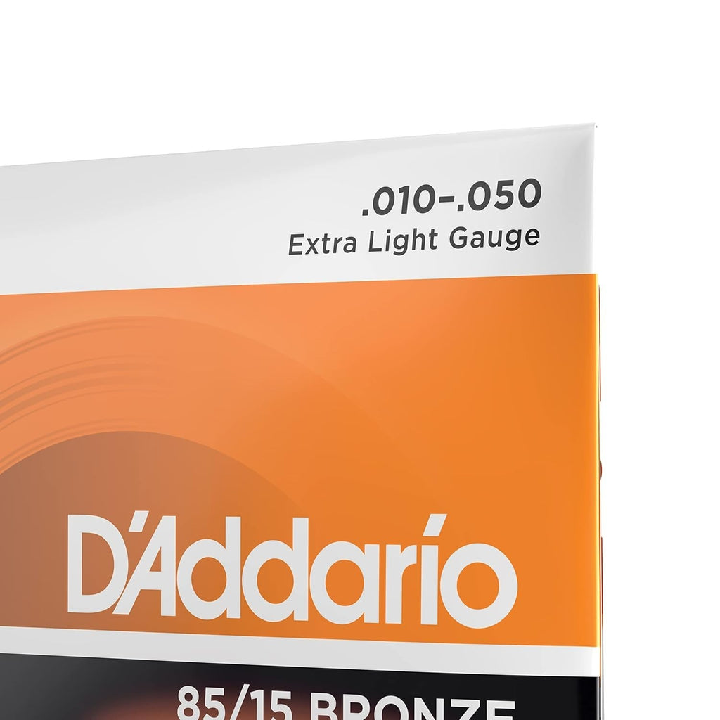 D'Addario EZ900 85/15 Bronze Acoustic Guitar Strings - Extra Light 10-50