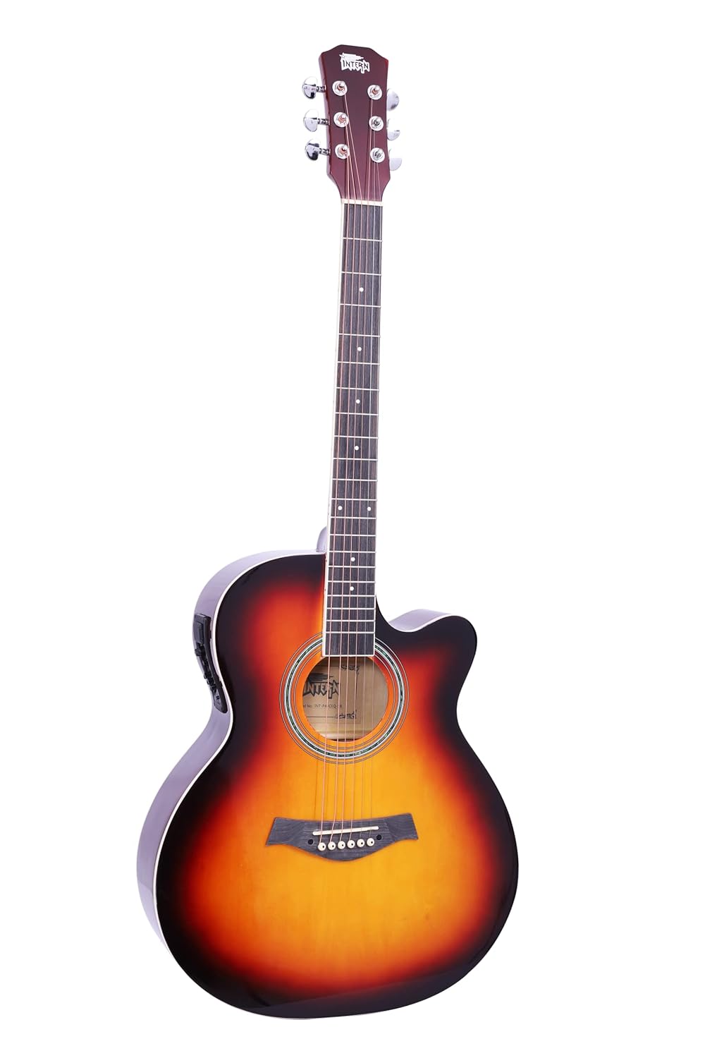 Intern 40 inch Semi-Acoustic Guitar Kit - Sunbrust