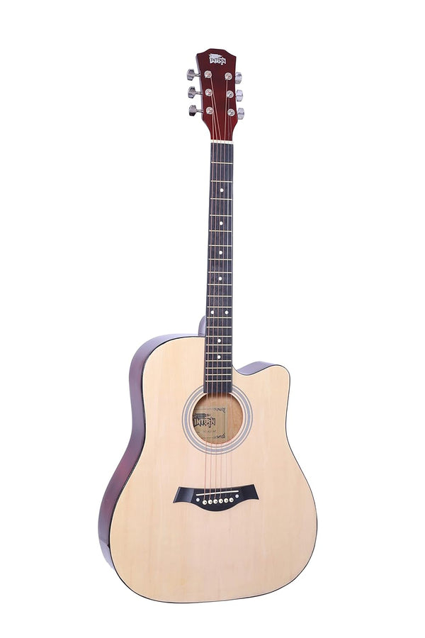 Intern 41 inch Acoustic Guitar with Picks - Natural