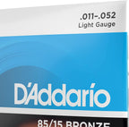 D'Addario EZ910 Acoustic Guitar Strings 2-Pack - Light 11-52 85/15 Bronze