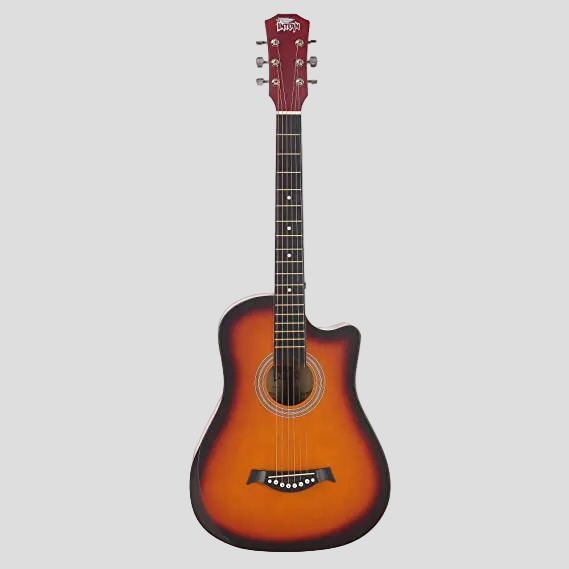 Intern 38 Inch Carbon Fibre Acoustic Guitar - Sunbrust