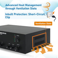 60W Compact Mixer Amplifier with USB/SD/FM/Bluetooth | EA-60