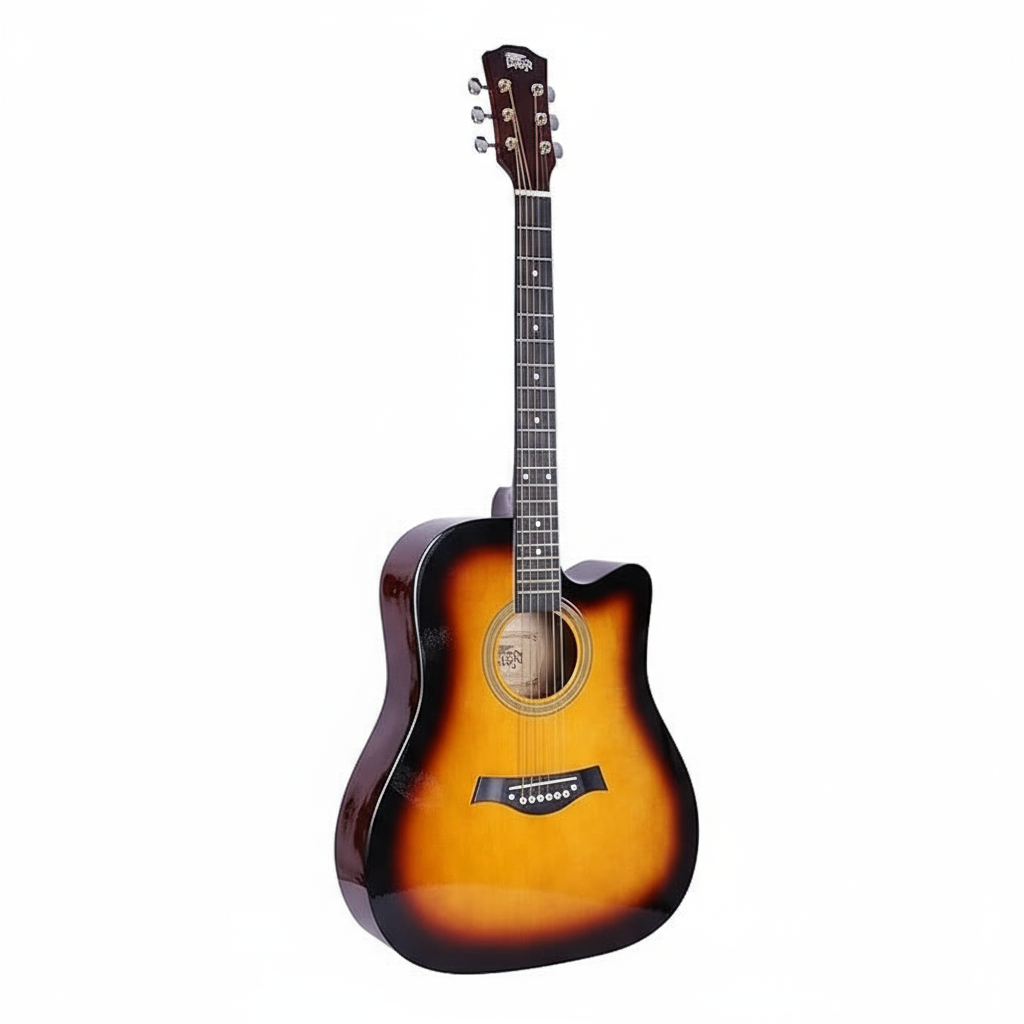 Intern 41 Inch Acoustic Guitar Set - Sunbrust