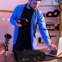 CMX Audio Mixer Amplifier – 500W Public Address Amplifier with Bluetooth | EA-500A