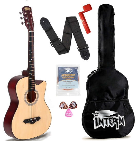 Intern INT-38C Acoustic Guitar Kit (Natural)INT-38C-LGP-NT
