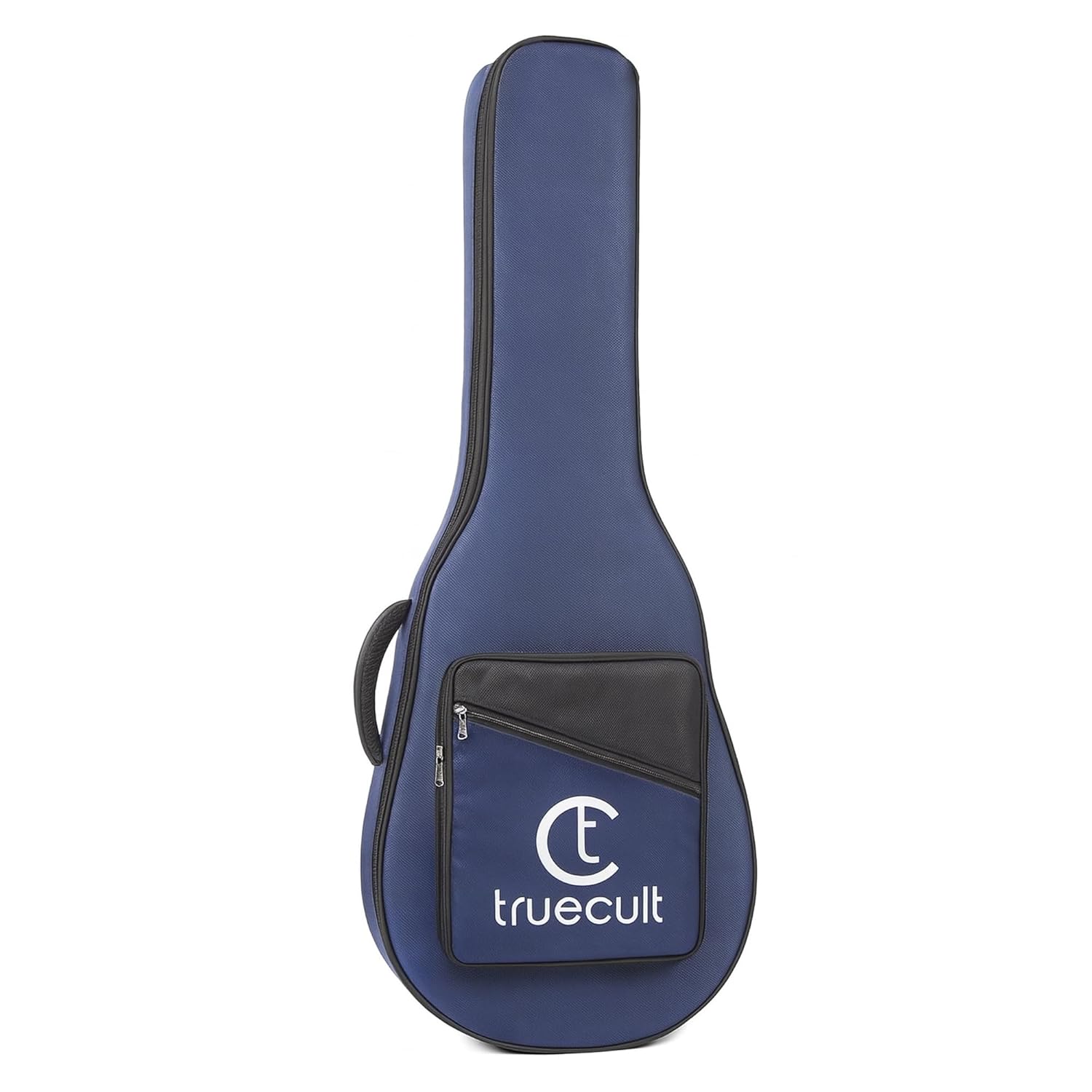 True Cult Padded Acoustic Guitar Bag – Navy Blue | Fits Yamaha, Fender, Ibanez, Cort, ESP, Epiphone, Kadence & More