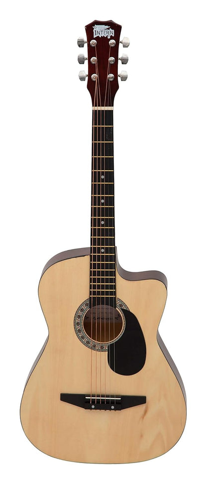 Intern INT-38C-NT-G 38" Lindenwood Right-Handed Acoustic Guitar Kit (Natural)