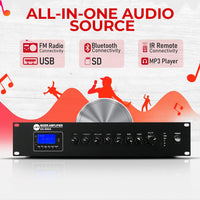 CMX Audio Mixer Amplifier – 500W Public Address Amplifier with Bluetooth | EA-500A