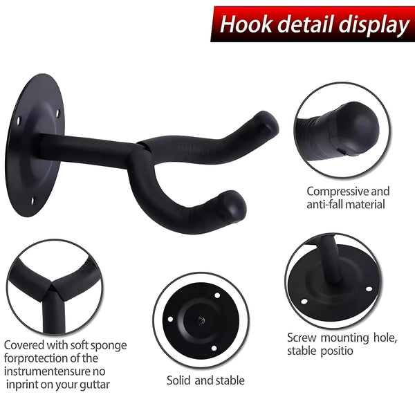 Arctic Universal Guitar Wall Hanger Mount for All Guitars | AR-GH-01