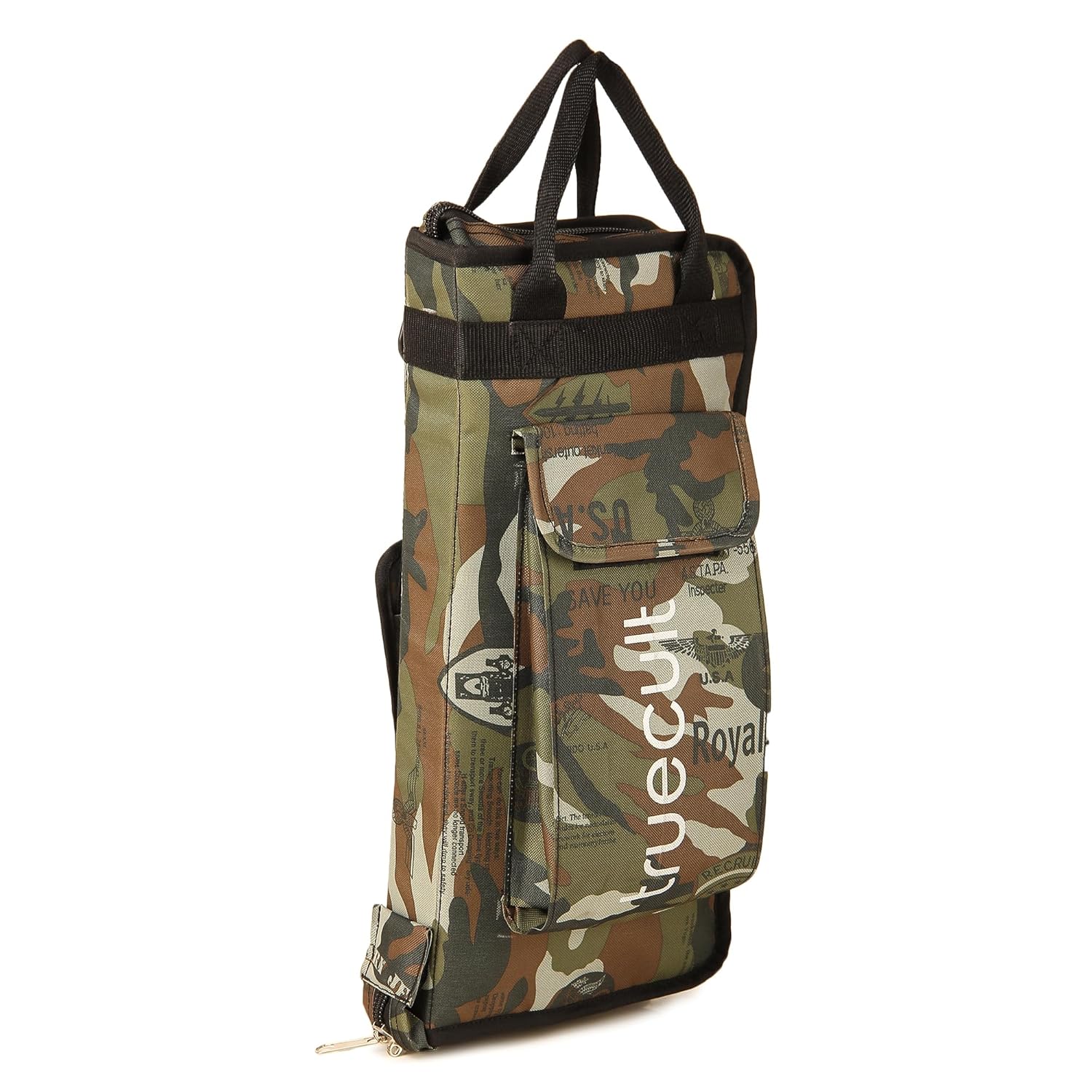 True Cult Drumsticks Bag - Army Color – Fits 5A, 5B, 7A, 2B sticks and accessories.