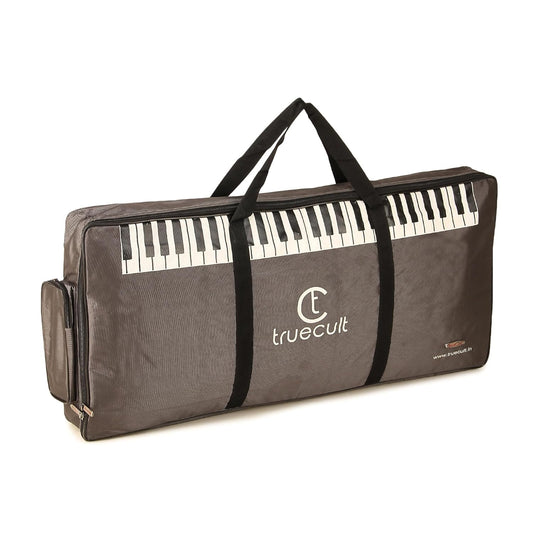 True Cult 61-Key Keyboard Bag (Dark Grey) – Durable & Fits Yamaha/Casio