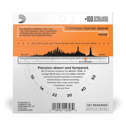 D'Addario EZ900 | 10-50 Extra Light Gauge Acoustic Guitar String