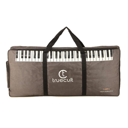 True Cult 61-Key Keyboard Bag (Dark Grey) – Durable & Fits Yamaha/Casio