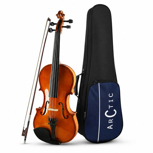 Arctic Neo Full Size 4/4 Solid Wood Beginner Violin Kit | AR-PVK-01