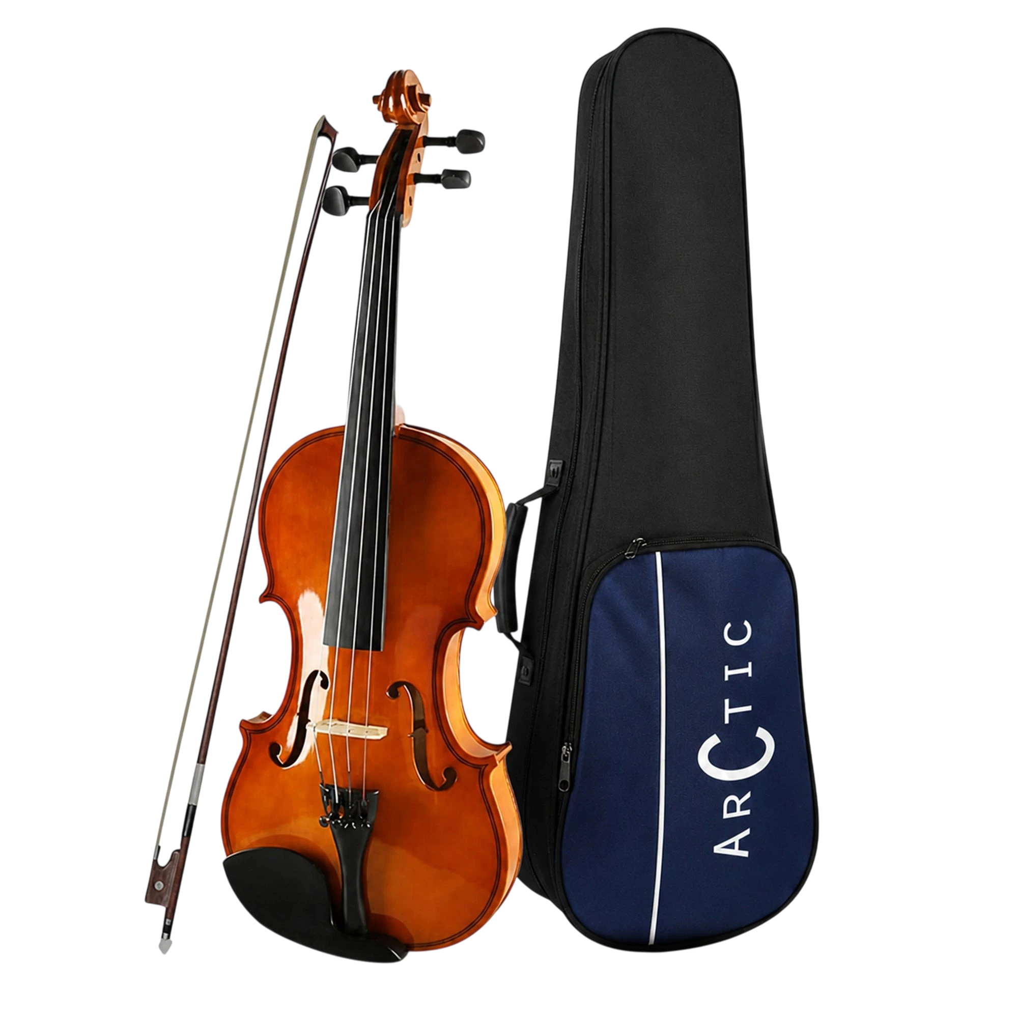 Arctic Neo Full Size 4/4 Solid Wood Beginner Violin Kit | AR-PVK-01