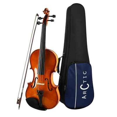 Arctic Neo Full Size 4/4 Solid Wood Beginner Violin Kit | AR-PVK-01