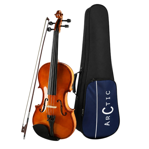 Arctic Neo Full Size 4/4 Solid Wood Beginner Violin Kit | AR-PVK-01