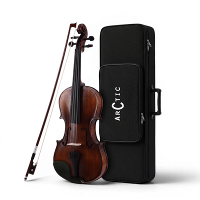 Arctic Apex Full Size (4/4) Solid Wood Violin Set | AR-SVK-01