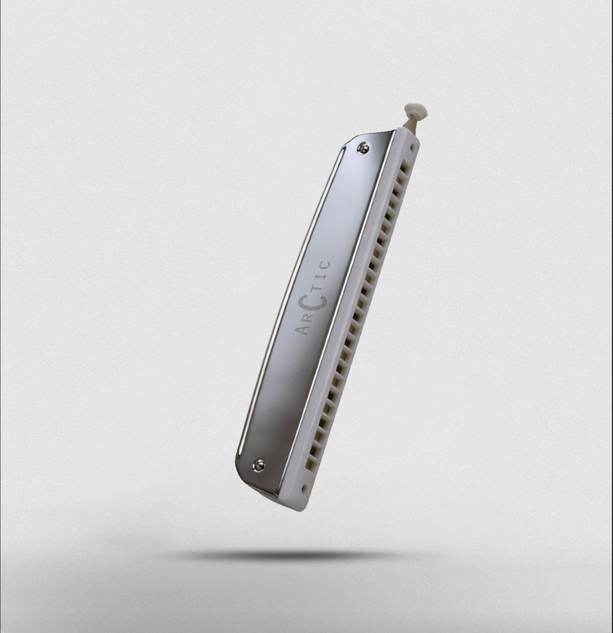 ARCTIC C Scale 24-Hole Chromatic Scale Changer Harmonica with Case – Premium Mouth Organ