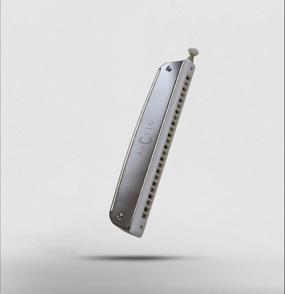 ARCTIC C Scale 24-Hole Chromatic Scale Changer Harmonica with Case – Premium Mouth Organ