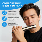 ARCTIC C Scale 24-Hole Chromatic Scale Changer Harmonica with Case – Premium Mouth Organ